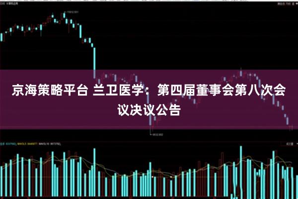 京海策略平台 兰卫医学：第四届董事会第八次会议决议公告