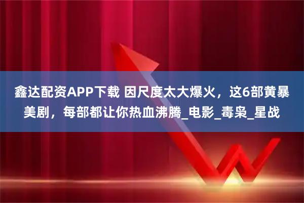 鑫达配资APP下载 因尺度太大爆火，这6部黄暴美剧，每部都让你热血沸腾_电影_毒枭_星战