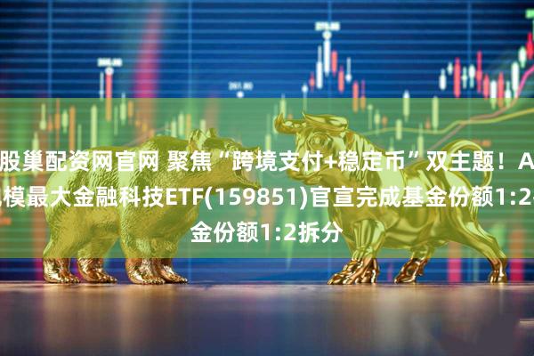 股巢配资网官网 聚焦“跨境支付+稳定币”双主题！A股规模最大金融科技ETF(159851)官宣完成基金份额1:2拆分