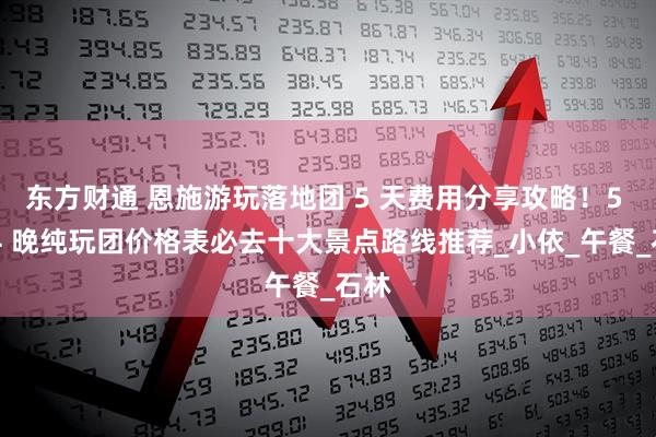 东方财通 恩施游玩落地团 5 天费用分享攻略！5 天 4 晚纯玩团价格表必去十大景点路线推荐_小依_午餐_石林