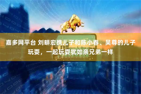 嘉多网平台 刘畊宏携儿子和陈小春、吴尊的儿子玩耍，一起玩耍犹如亲兄弟一样