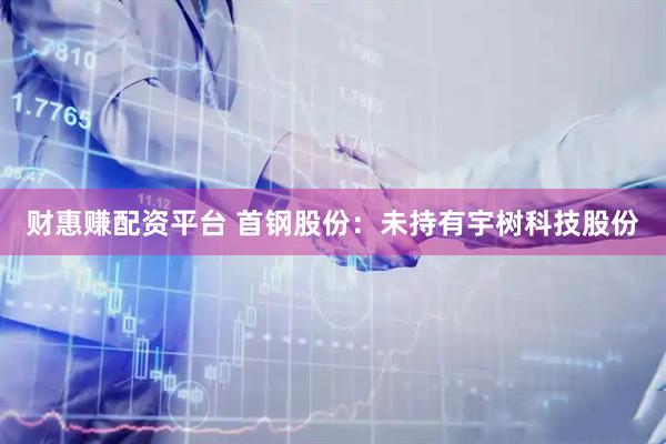财惠赚配资平台 首钢股份：未持有宇树科技股份